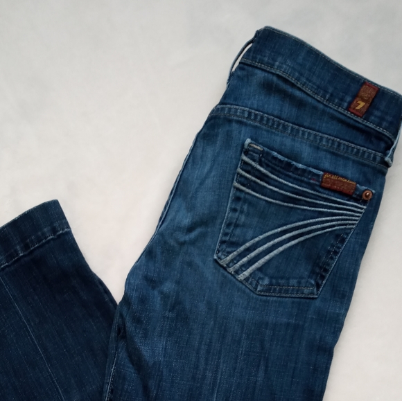 7 For All Mankind Denim - 7 for all mankind Dojo Flip Flop Jeans